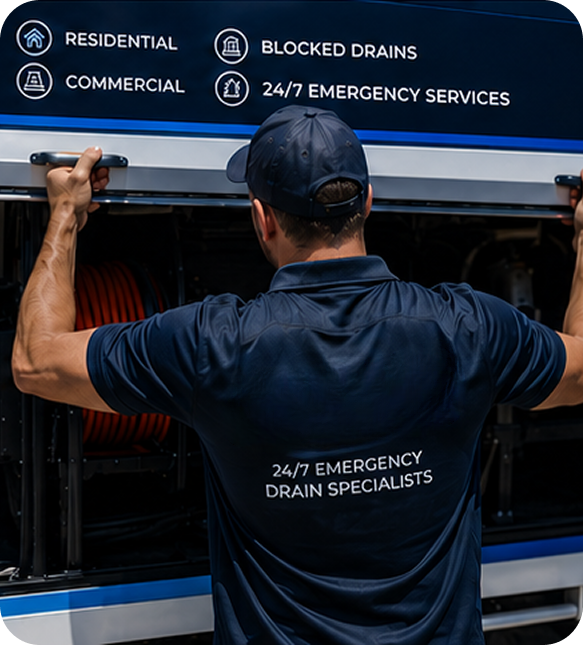 Licensed blocked drain plumber servicing a Bankstown home